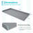 Kaboon Washer Dryer Countertop with Edge Rails, 27.5" x 54", Laundry Room Organization-111705065