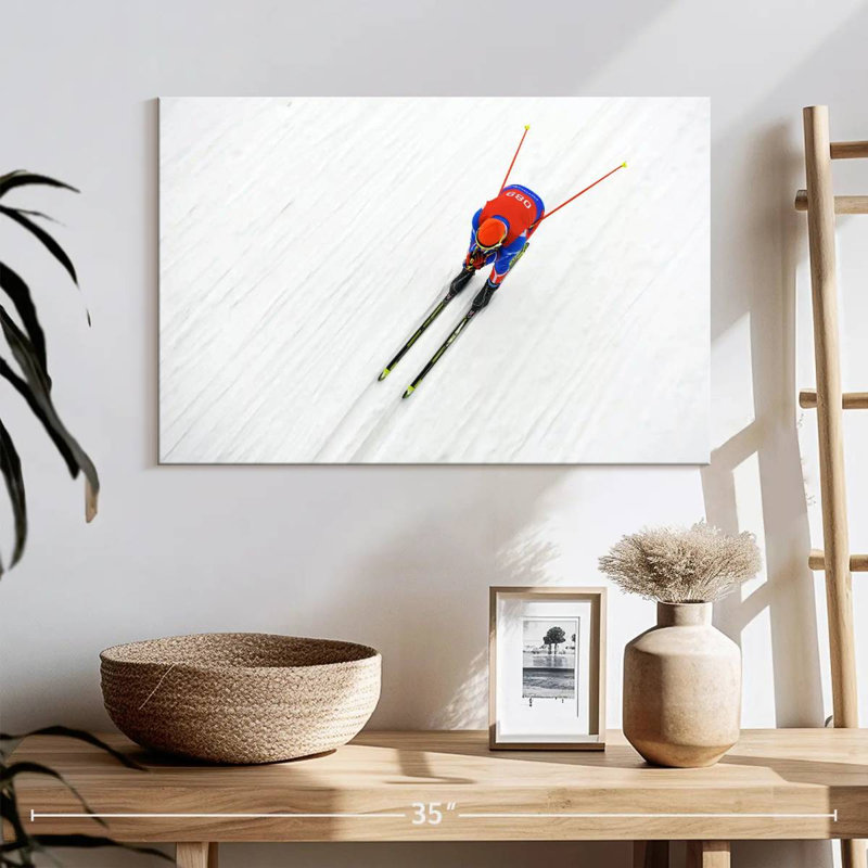 Sireci Biathlon Skier, 16" H x 24" W