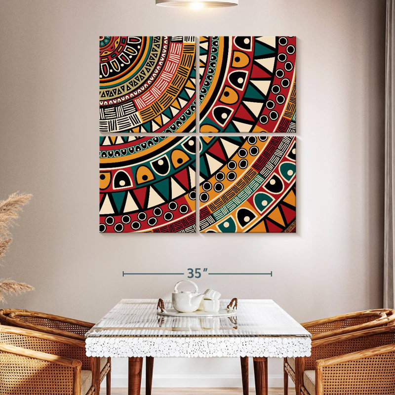 Kerner African Pattern, 45" H x 45" W