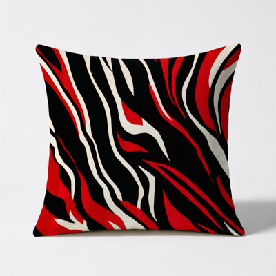 Fiery Cosmos Indoor And Outdoor Throw Pillow