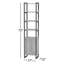 Drake Two Door Walnut Bookcase with Storage-1823925854