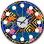Abstract Abstract Design I - horloge murale moderne Mid-Century-40748232