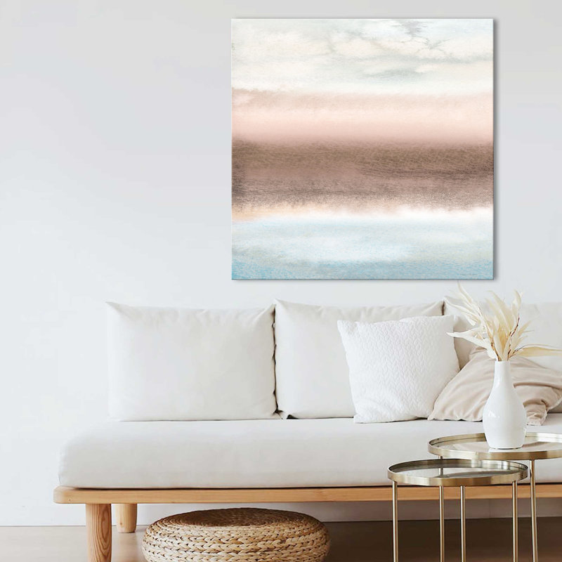 "Morning Misty Bay" par Kristen Brockmon, reproduction sur toile, H 36 po x l 36 po x P 1,5 po