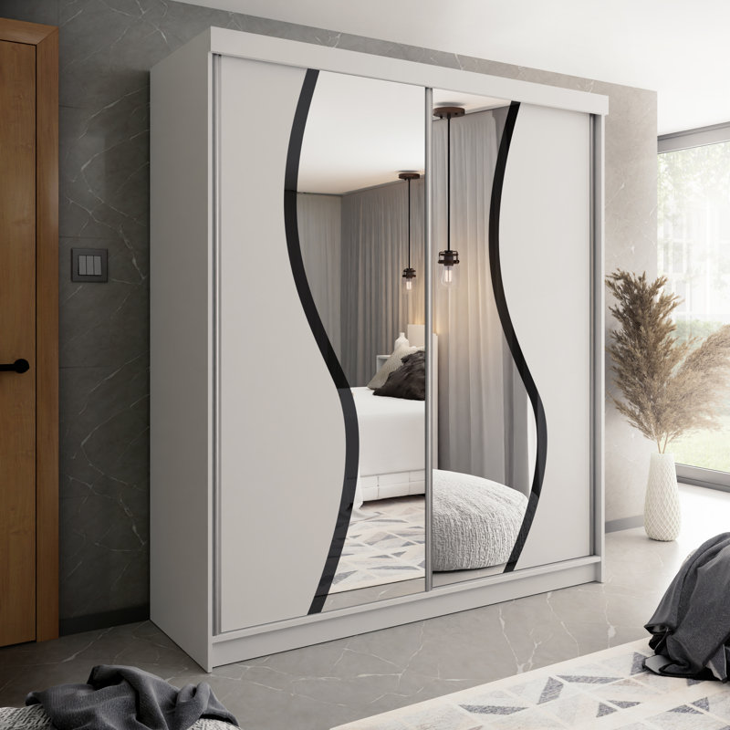 Bego Wardrobe, White/Black