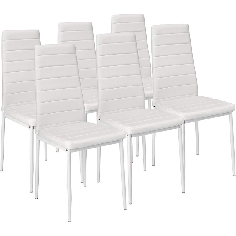 45cm H Metal Side Chair, 6, White