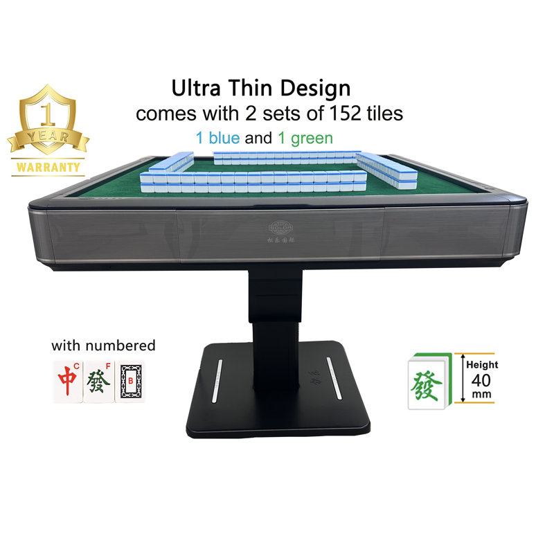 USA MJ TABLE Gray Automatic Mahjong Mahjong Table