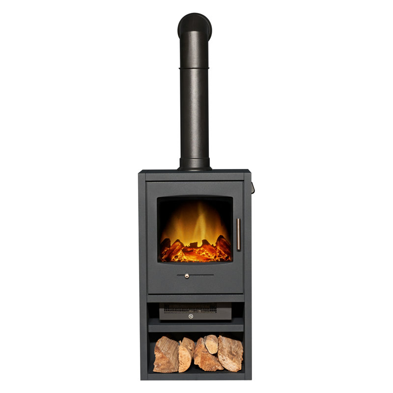 Bergen Adam 42.4cm W Charcoal Grey Stove with 6824 BTU