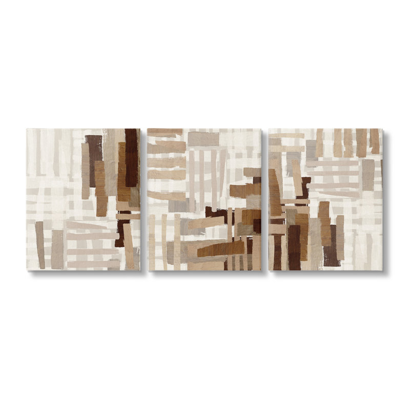 "Cadre photo simple à motifs naturels" par Amber Sterling, 3 pièces sur toile, H 20 po x l 16 po, Giclée encadrée noir minuit