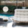 Causeuse de patio de 53,15 po de largeur Lelsie
