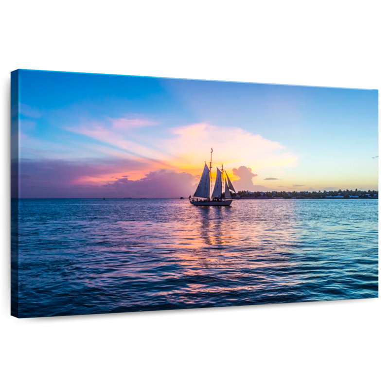 Coucher de soleil Mehar, H 34 po x l 51 po