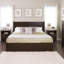 Tête de lit très grand Xochitl, tête de lit à panneau en bois, P 2,25 po x l 81 po x H 48 po, espresso-31132058-31132056