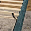 Structure de lit tapissier très grand avec tissu chenille, lit plateforme très grand avec base et tête de lit-1011521348-1011521369