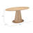 Disque Dining Table Natural