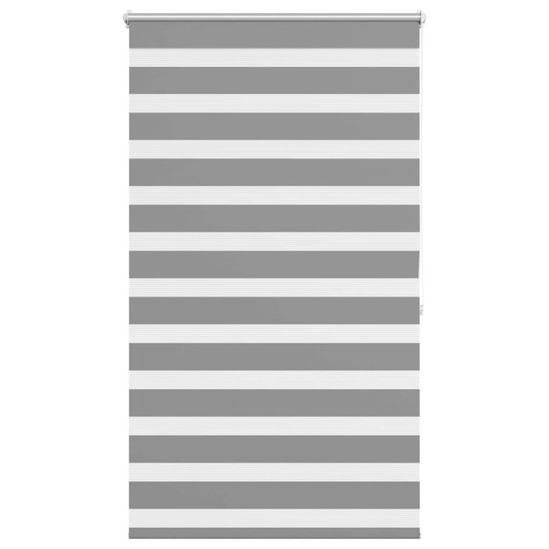 Semi Sheer Roller Blind, Grey, 80cm W x 175cm L