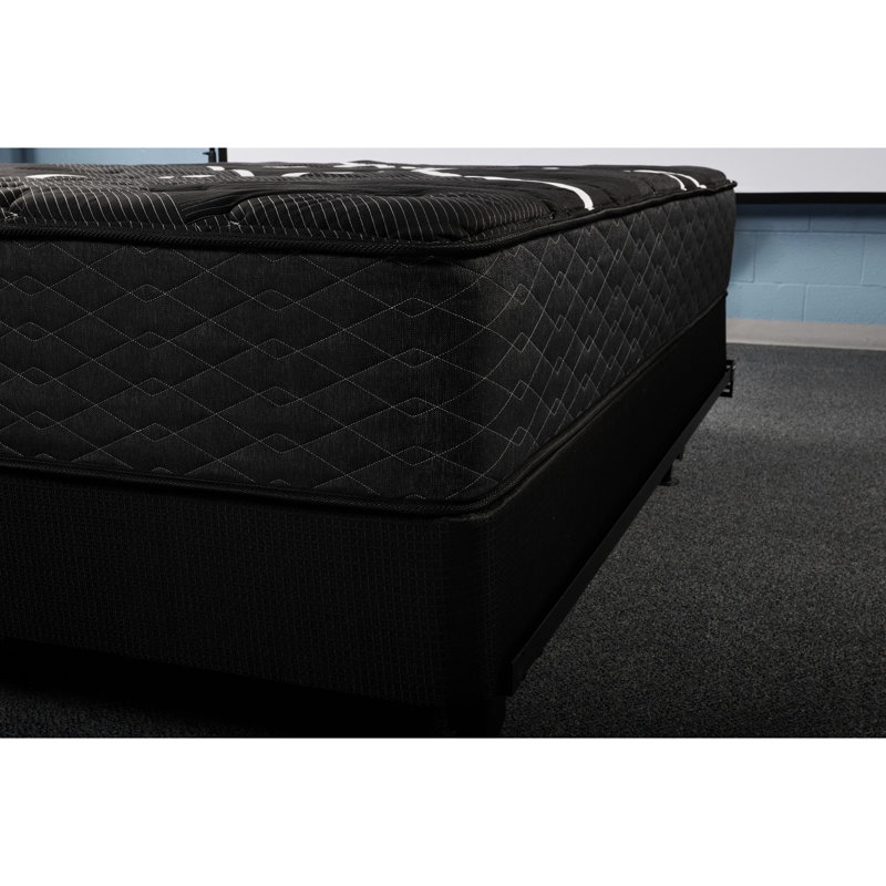 Très grand matelas avec refroidissement double et changement de phase pour un sommeil plus long, mousse, unité à ressorts ensachés individuellement, hauteur moyenne de 12 po, largeur de 72 po, profondeur de 84 po, motif de couleur noir et blanc, mousse