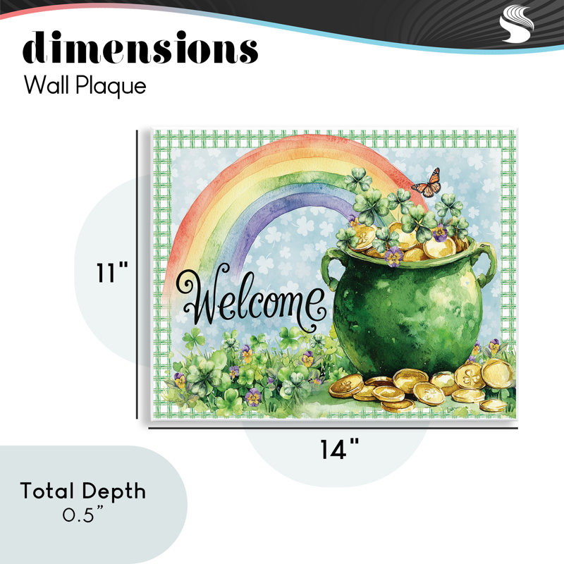 Plaque murale «Welcome», par Nicole DeCamp