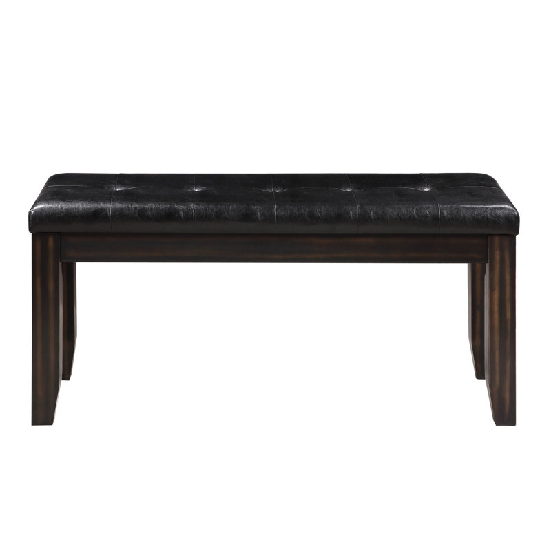 Banc polyvalent avec revêtement noir pour une polyvalence moderne et une détente dans le salon