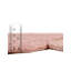 Tapis rose en jute tissé à la machine Oval Jens-701493535
