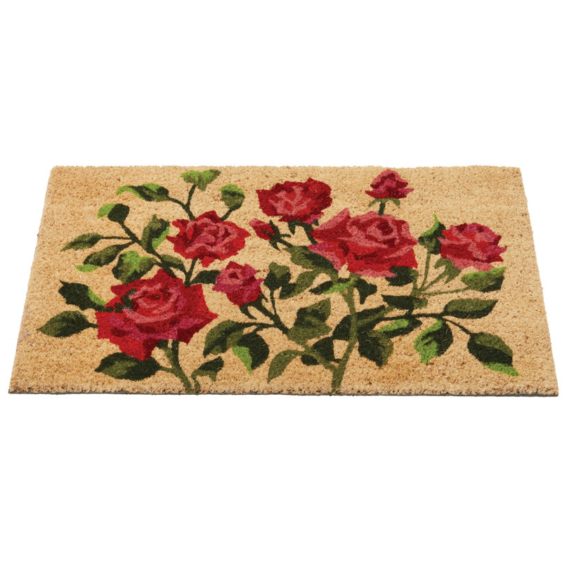 Red Roses Outdoor Doormat