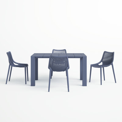 Asherton Square 4 - Person 39" Long Dining Set