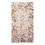Tapis abstrait en laine noué à la main beige