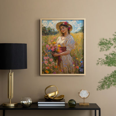 Reproduction encadrée WOMEN Series CCXCIV - bois massif