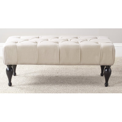 Linen Upholstered Bench