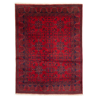 Tapis rouge Finest Khal Mohammadi 4 pi 10 po x 6 pi 8 po