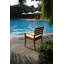 Dossett Outdoor Teak Dining Armchair
