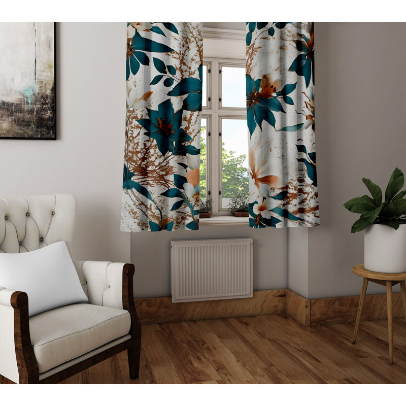 Paire de rideaux semi-transparents Applecroft, L 20 po x L 82 po
