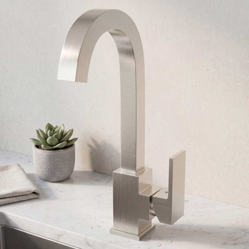 Novatto Reid Bar Faucet, Brushed Nickel