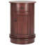 Table de bout cylindrique pivotante en bois massif avec rangement Regan-993086537