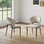 63-94.5" Extendable Dining Table Set With 8 Dining Chairs