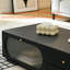 Table basse luxueuse avec rangement en verre-1101400408