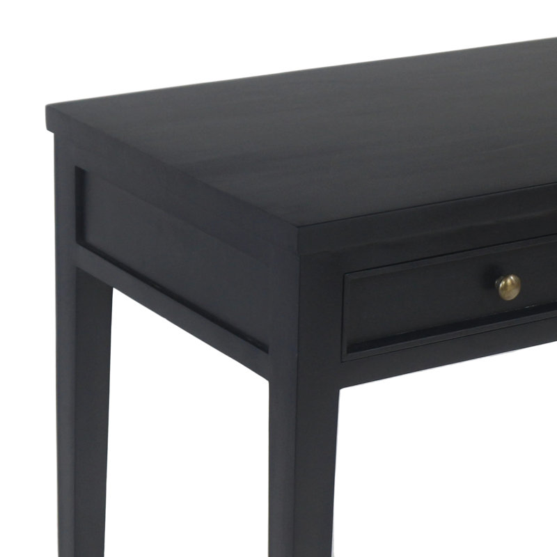 Martian Solid Wood Desk with Black Stain