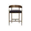 ZANATTA BARSTOOL - CHARCOAL BLACK LEATHER-1745634575-1745634569