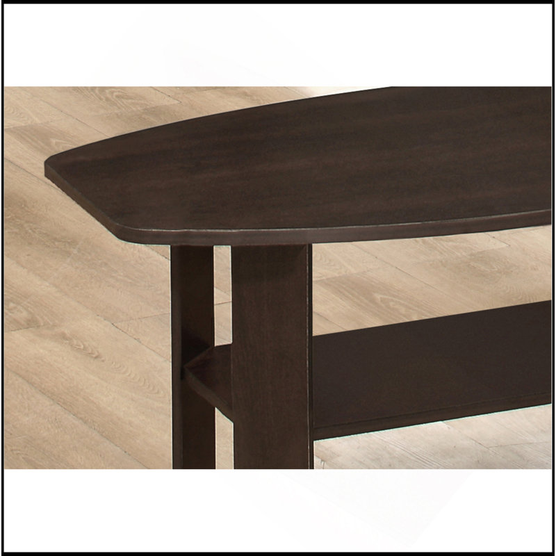 Table Set, 3Pcs Set, Coffee, End, Side, Accent, Living Room, Laminate, Transitional, Espresso
