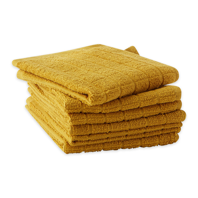 Waffle Dish Cloth Kitchen Towel, Lemongrass