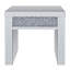 Table de bout Noralie, miroir et faux diamants