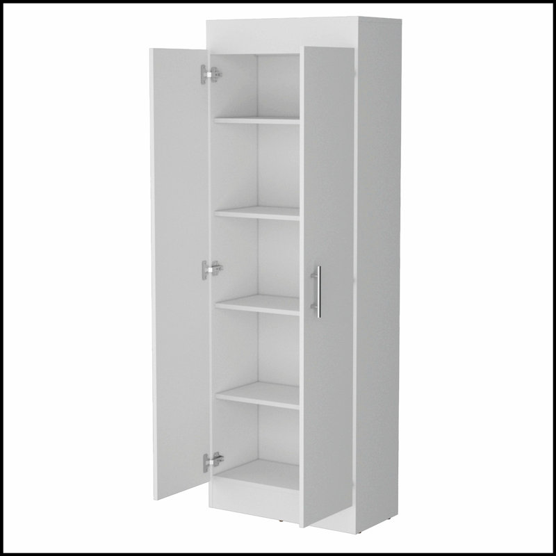 Armoire de rangement à 5 tablettes avec tablettes réglables pour une organisation et une efficacité maximales de l'espace