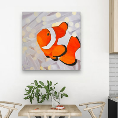 Clownfish - 32"x32" art on canvas