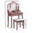 Devhan Make-up Vanity Table and Stool Set-1625191331