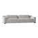 Alisa Fabric 109'' Reception Sofa