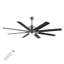 Ventilateur de plafond 66 pouces à 8 pales avec télécommande et ensemble d'éclairage inclus-871005826