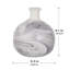 Vase Svirla - tourbillon noir et blanc