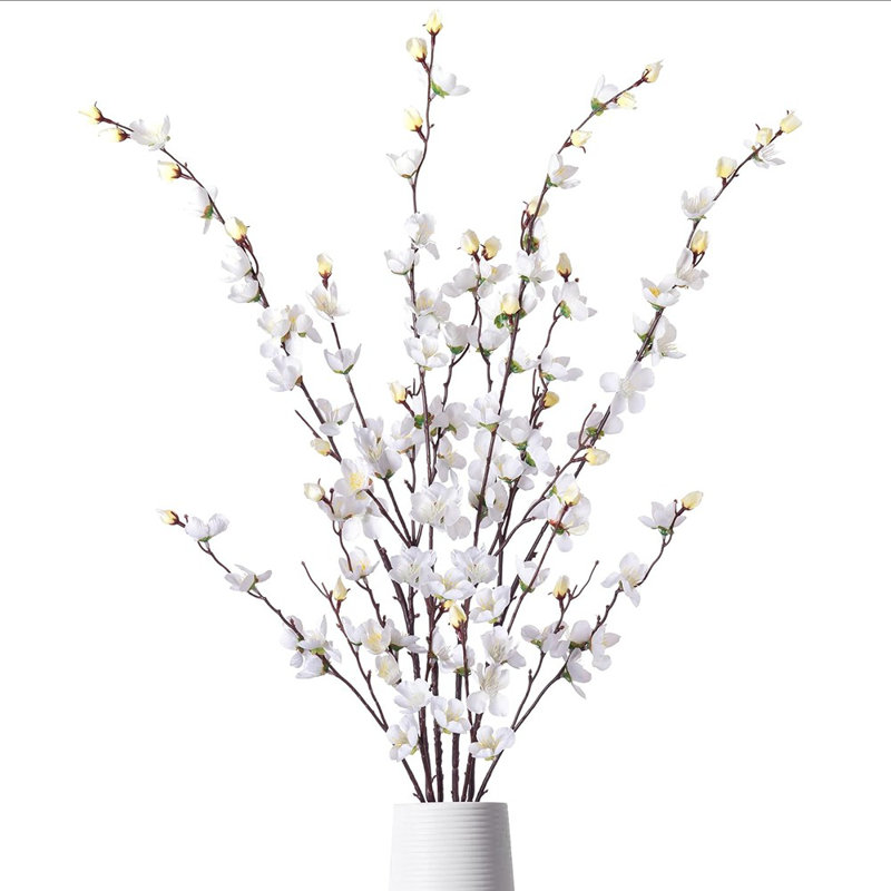 Fleurs artificielles artificielles décoratives d'intérieur printemps-été, 4 ...