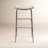 Deux Upholstered Counter Stool with Metal Frame-368541363