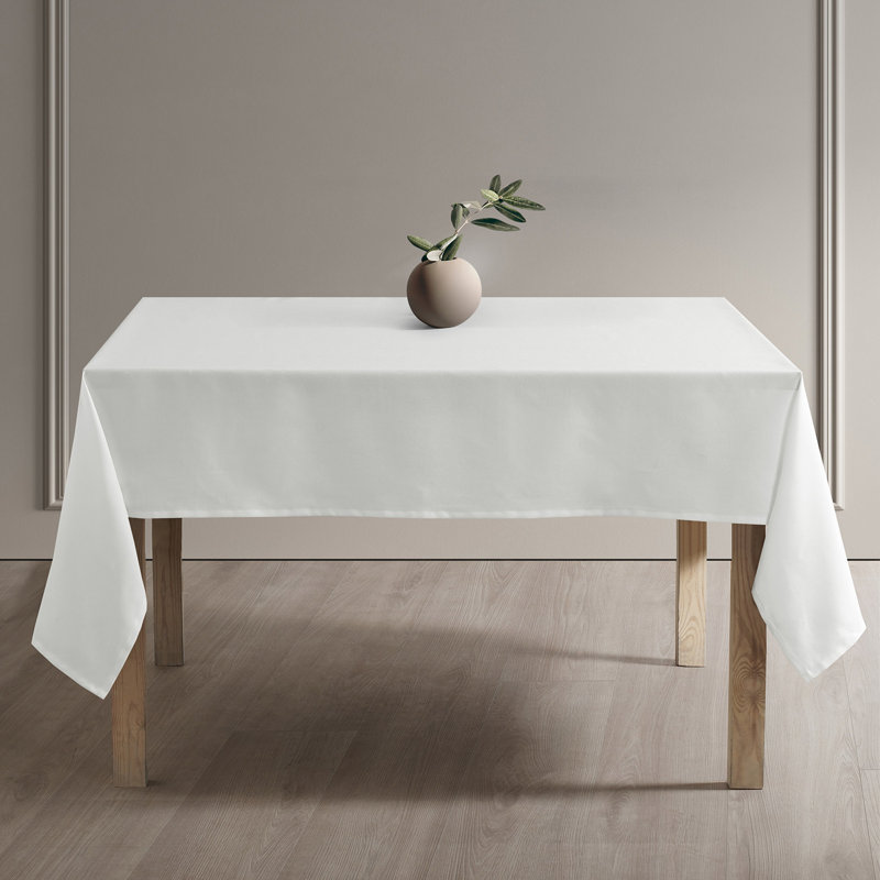 Performance Twill Table Cloth indoor and outdoor Single Piece, Off-White, 54"W X 78"L