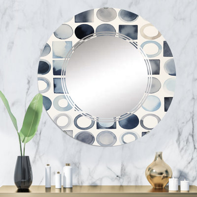 Liliosa - Miroir mural moderne rond