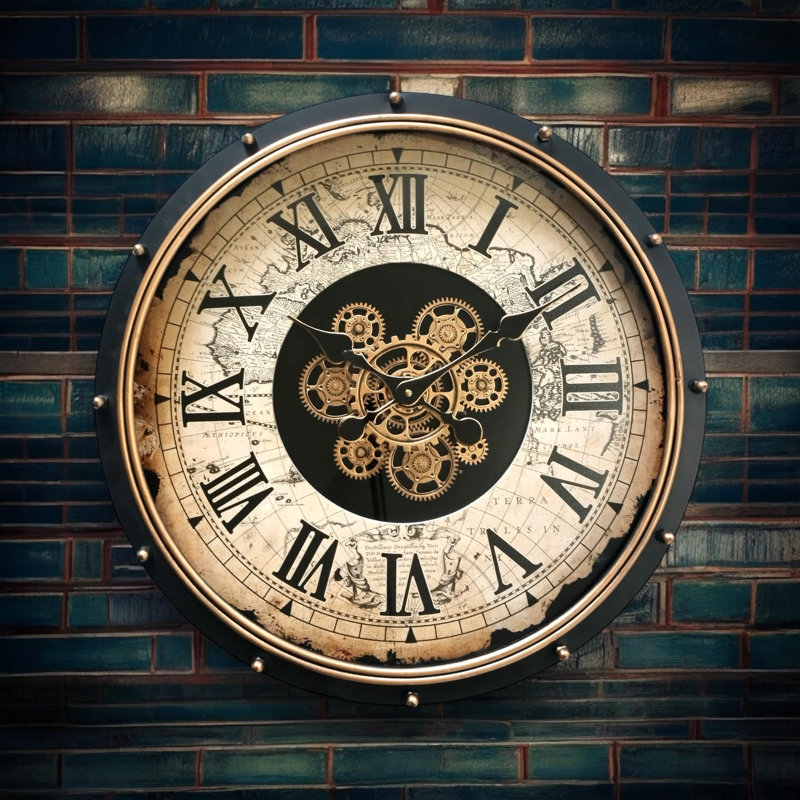 Metal Wall Clock